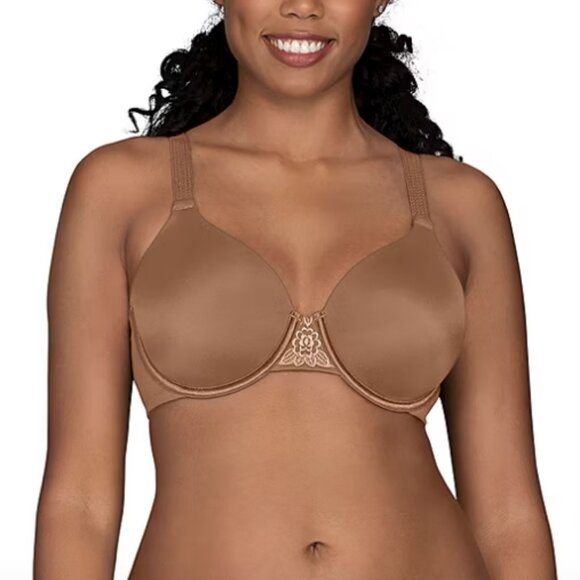 Vanity Fair Full-Figure Smoothing Comfort® Underwire Bra - 76380, Tan Sz 42DD - Picture 1 of 4